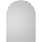 Ekena Millwork Round Top Surface Mount PVC Gable Vent w/ 2"W x 2"P Brickmould Sill Frame, 18"W x 26"H GVPRT18X2603SN - alternate 3